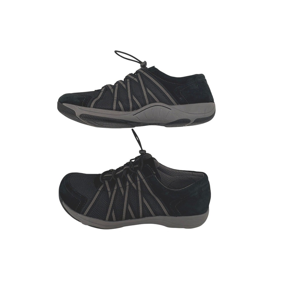 Dansko Women's Black Athletic Walking Shoes Size 40 (US 9.5–10) Leather & Mesh